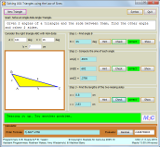 Solving ASA Triangles using Trigonometric Laws Screenshot
