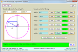 Circle Definition of Trigonometric Functions Screenshot